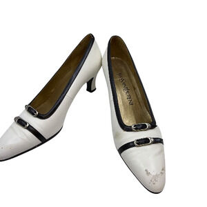 Yves Saint Laurent Classic Pump White Leather 36 Pump